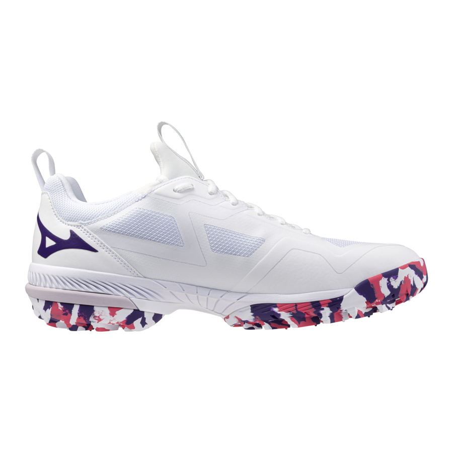 Mizuno WAVE PANTHERA 2 White/VioletIndigo/CamelliaRos